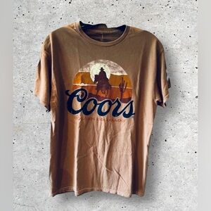 NWT Buckle Brew City Men’s Coors Sunset Cowboy Tee Shirt